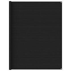 vidaXL Tapis de tente 250x250 cm Noir