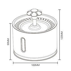 Acheter Universal Fontaine pour chat, bol de boisson pour chien, réservoir d'eau automatique USB pour animal de compagnie, boisson super silencieuse, mangeur de voiture | Fournitures d'arrosage pour l'alimentation des chats