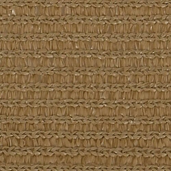 Avis Helloshop26 Voile toile d'ombrage parasol 160 g/m² 2,5 x 2,5 m PEHD taupe 02_0009294