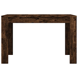 Avis vidaXL Table à dîner chêne fumé 120x60x76 cm bois d'ingénierie