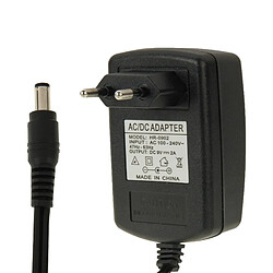 Wewoo Adaptateur Haute qualité UE Plug AC 100-240V à DC 9V 2A secteur, Conseils: 5,5 x 2,1 mm, longueur de câble: 1 m