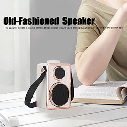 Avis ComfortXL Enceinte bluetooth abs mini rétro de style ancien, enceinte bluetooth portable sans fil