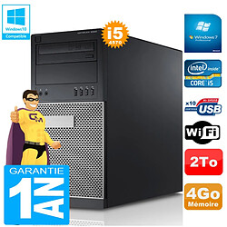 PC Tour DELL 9020 Core I5-4570 Ram 4Go Disque 2 To Graveur DVD Wifi W7 - Occasion