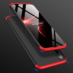 Wewoo Coque Rigide Étui pour PC à couverture intégrale à trois étages Galaxy A50 noir rouge