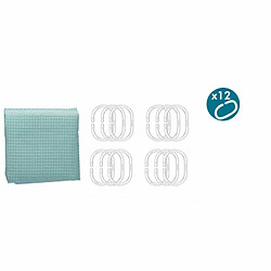 Acheter Berilo Rideau de Douche Points Vert turquoise Polyester 180 x 180 cm (12 Unités)