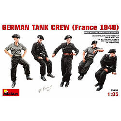 Mini Art Figurine Mignature German Tank Crew (france 1940)