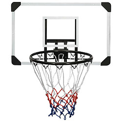 vidaXL Panneau de basket-ball Transparent 71x45x2,5 cm Polycarbonate