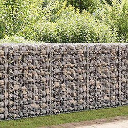 vidaXL Spirales de gabion acier galvanisé 100 cm, 24 pcs