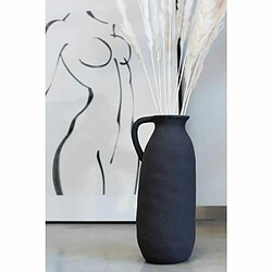 Paris Prix Vase Design en Céramique Cruche 35cm Noir