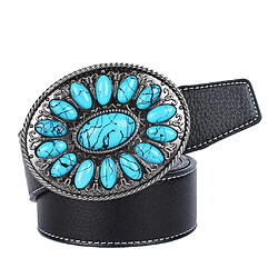 ceinture en cuir western vintage bohème cow-boy cowgirl accessoires pour hommes marron