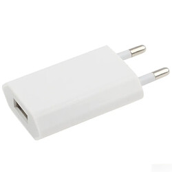 Acheter Wewoo Pour iPad, iPhone, Galaxy, Huawei, blanc Xiaomi, LG, HTC et autres smartphone, appareils rechargeables 5V / 1A UE Plug USB Chargeur,