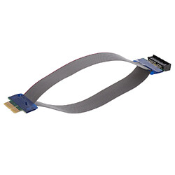 Avis Câbles D'adaptateur De Câble De Prolongateur De Carte De Riser De PCI-E 1X Câble Flexible D'adaptateur