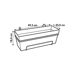 Acheter Balconnière Loft Urbain All In 1 - 50 cm - Blanc - Elho