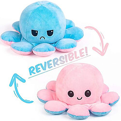 Universal Jolie poulpe réversible en peluche double facette à double face pieuvre