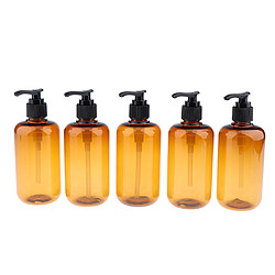 5pcs vide pompe shampooing lotions contenant des bouteilles de gel de lavage du corps rechargeable 100ml