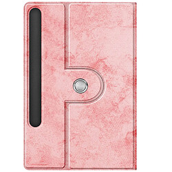 Avizar Étui pour Samsung Tab S9 Plus Support Rotatif Collection Flip Cover Spin Rose