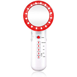 Chrono Élimination de la cellulite par ultrasons, 6 en 1 Masseur de cellulite Ion EMS(Blanc)