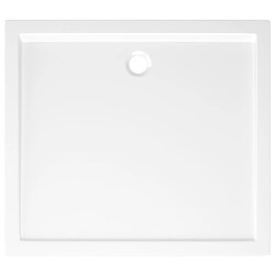 Acheter vidaXL Receveur de douche rectangulaire ABS Blanc 80x90 cm