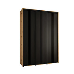 Abiks Meble Armoire DAVOS 6 À Portes Coulissantes 235,2/180/45 3 Portes