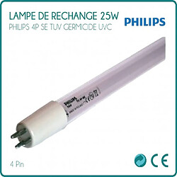 Acheter Desineo LAMPE PHILIPS Tube 4P SE 25w TUV UVC GERMICIDE pour UV potabilisation Bassin