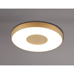 Inspired Coin Rond Plafond 100W LED Avec Télécommande 2700K-5000K, 6000lm, Or, 3 ans de Garantie