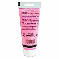 Pebeo Peinture acrylique fluorescente - Rose - 100 ml