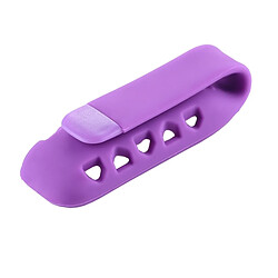 Wewoo Bracelet Violet pour Fitbit One Smartwatch Style Silicone Clip Case, Taille: 6x2.2x1.5cm pas cher