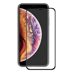 Wewoo 0.2mm Film de verre trempé plein écran en fibre de carbone 3D pour iPhone XS Max