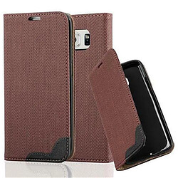 Cadorabo Coque Samsung Galaxy S6 EDGE Etui en Brun