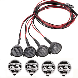 4 Pcs 1:10 RC Voiture LED Lumières Pour HSP Redcat Axial SCX10 TRX-4 RC4WD