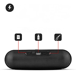 Acheter General Haut-parleur Bluetooth, haut-parleurs portables Bluetooth sans fil avec son stéréo 10 W, 10 heures de lecture, contr?le tactile, mains libres, haut-parleur pour la maison, l'extérieur, les voyages (or rose)