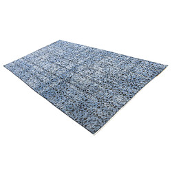 Vidal Tapis de laine 267x155 Bleu Ultra Vintage