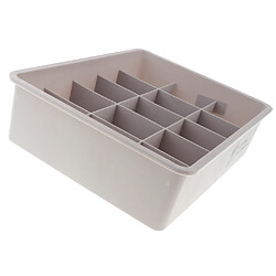 Avis Organisateur de rangement pour sous-vêtements en plastique, tiroir pour conteneur à chaussettes, 15 grilles, noir