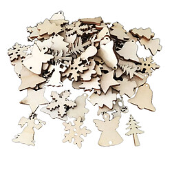 Lot de 100 étiquettes En Bois Embellissements de Noël Craft DIY Décoration