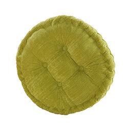 Acheter Coussin De Chaise En Coton Circulaire Pad Home Car Bistro Dining Pad De Coussin De Siège Vert