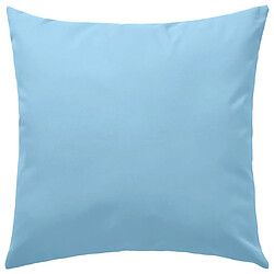 vidaXL Oreiller d'extérieur lot de 4 45 x 45 cm Bleu clair