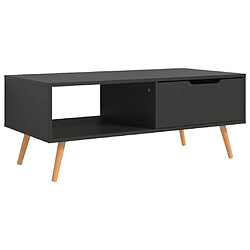 Maison Chic Tabls basse,Table Console pour salon Gris 100x49,5x43 cm Aggloméré -MN46106