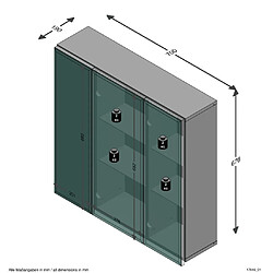 Acheter FMD Armoire de salle de bain avec miroir 70x19x67,6 cm blanc