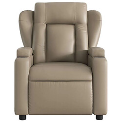 Avis vidaXL Fauteuil de massage inclinable Cappuccino Similicuir