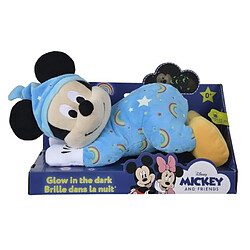 Acheter DISNEY Peluche Mickey Brille dans la nuit Bleu 30 cm