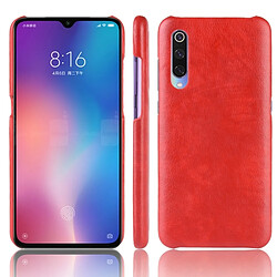 Wewoo Coque antichoc Litchi Texture PC + PU pour Xiaomi Mi 9 (rouge)