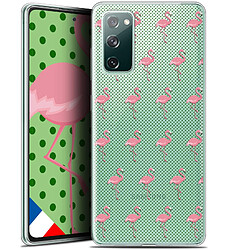 Caseink Coque Pour Samsung Galaxy S20 FE (6.5 ) [Gel HD Collection Pattern Design Les flamants Roses Dots - Souple - Ultra Fin - Imprimé en France]