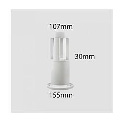 Avis Tradex JARDIN MARCHE LAMPE IP65 ALUMINIUM VERRE 12 W ES59 BLANC