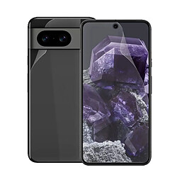 NIS Kit de film gel à couverture complète avant et arrière compatible avec Google Pixel 8a - Transparent