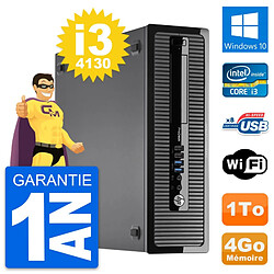 PC HP ProDesk 400 G1 SFF Intel i3-4130 RAM 4Go Disque Dur 1To Windows 10 Wifi - Occasion