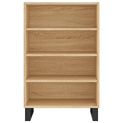 Avis vidaXL Buffet haut chêne sonoma 57x35x90 cm bois d'ingénierie