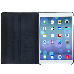 Avis Wewoo Smart Cover bleu foncé pour iPad Air 360 degrés de rotation Litchi Texture étui en cuir avec 3 supports d'engrenages et de veille / fonction de réveil