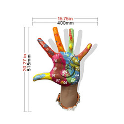 horloge murale moderne 3d décoration intérieure pvc autocollant montre art salle des enfants - main pas cher