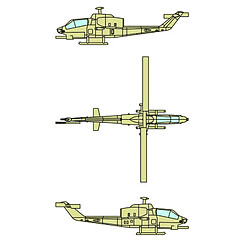 AH-1W SuperCobra (12 aircraft) - 1:350e - Trumpeter