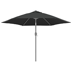 Avis vidaXL Tissu de remplacement pour parasol d'extérieur Anthracite 300cm